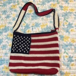 The Sak American flag purse